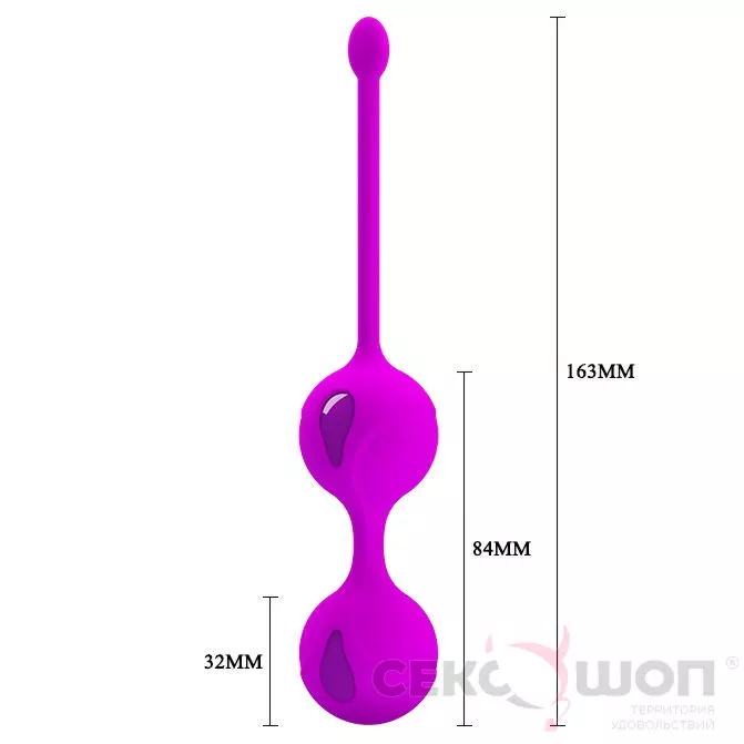 СИЛИКОНОВЫЕ ВАГИНАЛЬНЫЕ ШАРИКИ KEGEL TIGHTEN UP II. Вид 4.