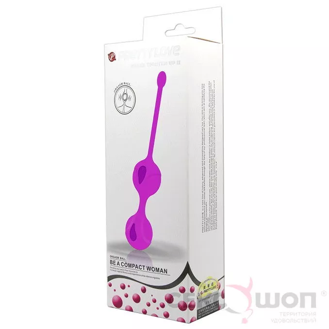 СИЛИКОНОВЫЕ ВАГИНАЛЬНЫЕ ШАРИКИ KEGEL TIGHTEN UP II. Вид 5.