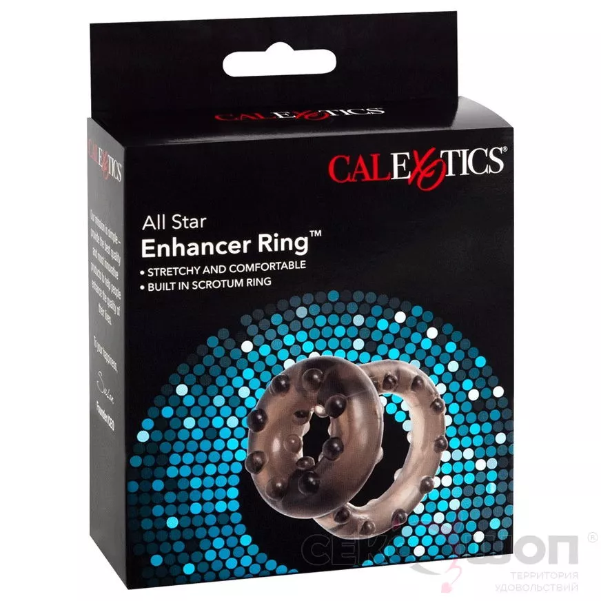 ЭРЕКЦИОННОЕ КОЛЬЦО С ПОДХВАТОМ МОШОНКИ ALLSTAR ENHANCER RING. Вид 5.