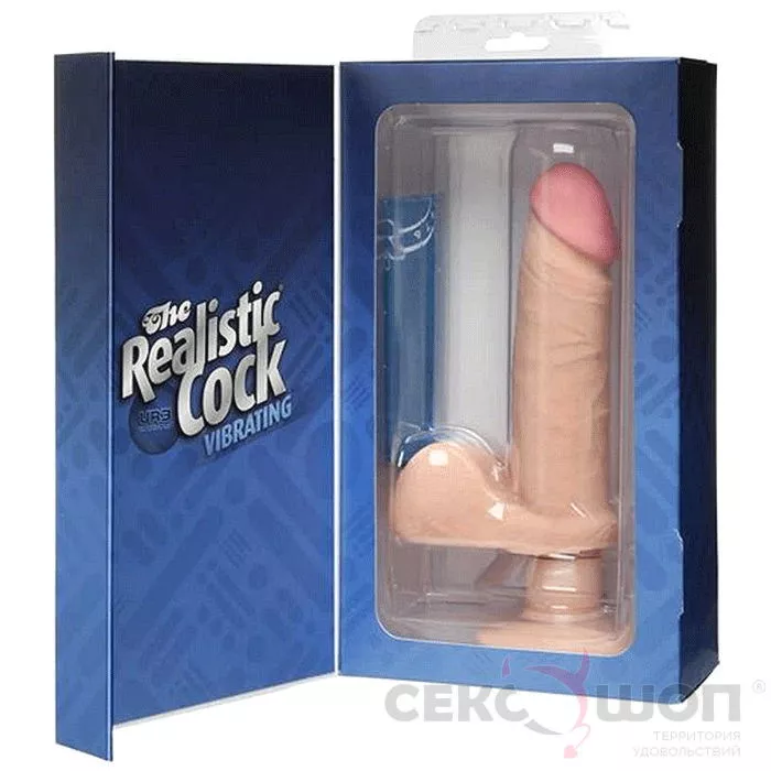 РЕАЛИСТИЧНЫЙ ЖЕНСКИЙ ВИБРАТОР THE REALISTIC COCK 6. Вид 2.