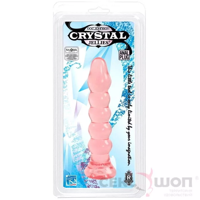 АНАЛЬНЫЕ ШАРИКИ CRYSTAL JELLIES BUTT PLUG. Вид 2.