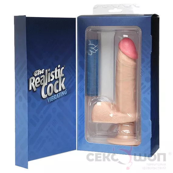 ВИБРОМАССАЖЕР VIBRO REALISTIC COCK 6. Вид 3.