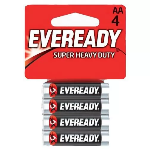 БАТАРЕЙКИ EVEREADY R6 ТИПА AA (4 ШТ.). Вид 1.