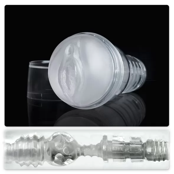 ПРОЗРАЧНЫЙ МАСТУРБАТОР ВАГИНА FLESHLIGHT ICE LADY CRYSTAL. Вид 2.