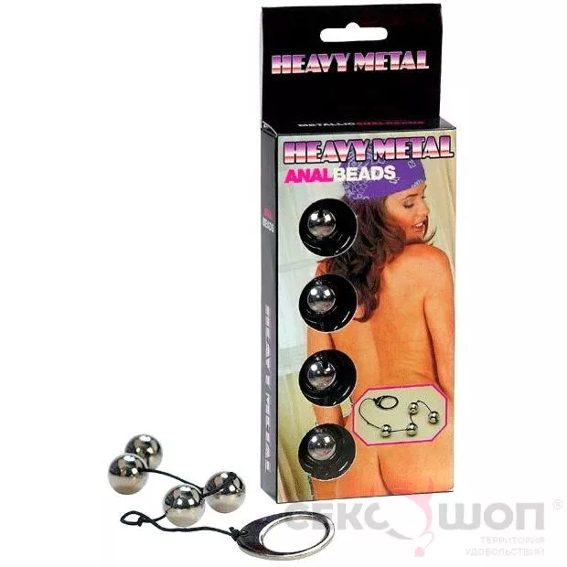 АНАЛЬНЫЕ ШАРИКИ МЕТАЛЛИЧЕСКИЕ HEAVY METAL ANAL BEADS. Вид 2.