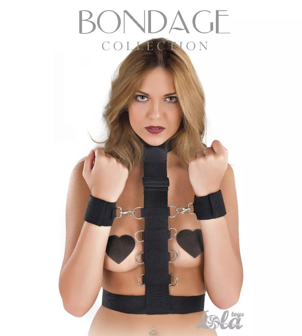 ФИКСАТОР РУК К ГРУДИ BONDAGE COLLECTION BONDAGE TIE ONE SIZE. Вид 1.