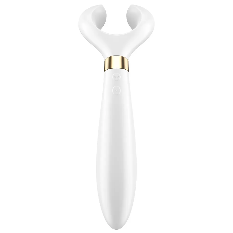 ВИБРОМАССАЖЕР ДЛЯ ПАР SATISFYER PARTNER MULTIFUN 3 (БЕЛЫЙ). Вид 2.