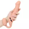 ТЕЛЕСНЫЙ БЕЗРЕМНЕВОЙ ВИБРОСТРАПОН VIBRATING BENDABLE STRAP-ON SIZE L. Вид 8.