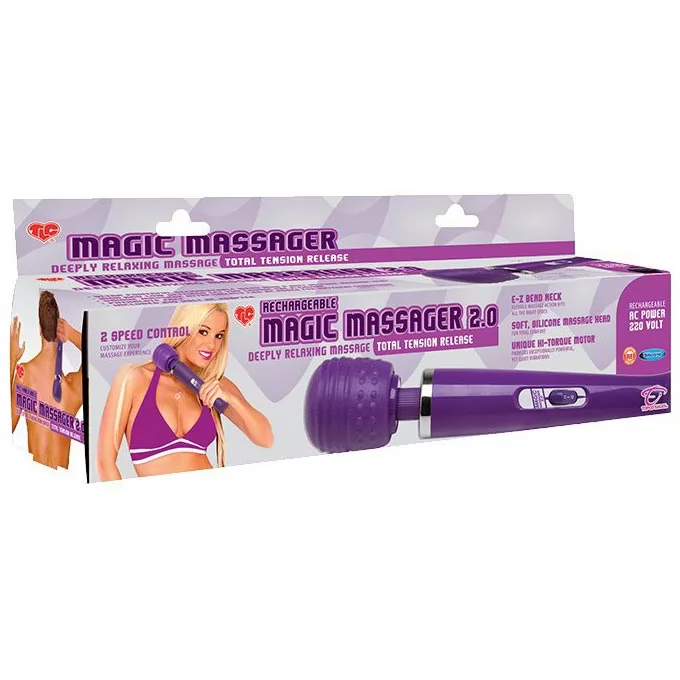 МАССАЖЕР TLC RECHARGEABLE MAGIC MASSAGER 2.0. Вид 2.