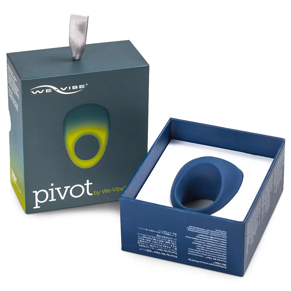 СИНЕЕ ЭРЕКЦИОННОЕ ВИБРОКОЛЬЦО WE-VIBE PIVOT. Вид 6.