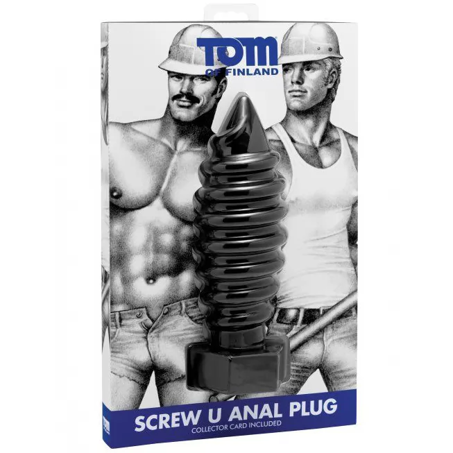 АНАЛЬНАЯ ПРОБКА С РЕБРАМИ TOM OF FINLAND (20 СМ). Вид 3.